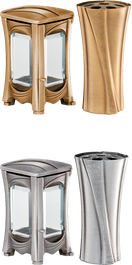 Larnenet mit Vase